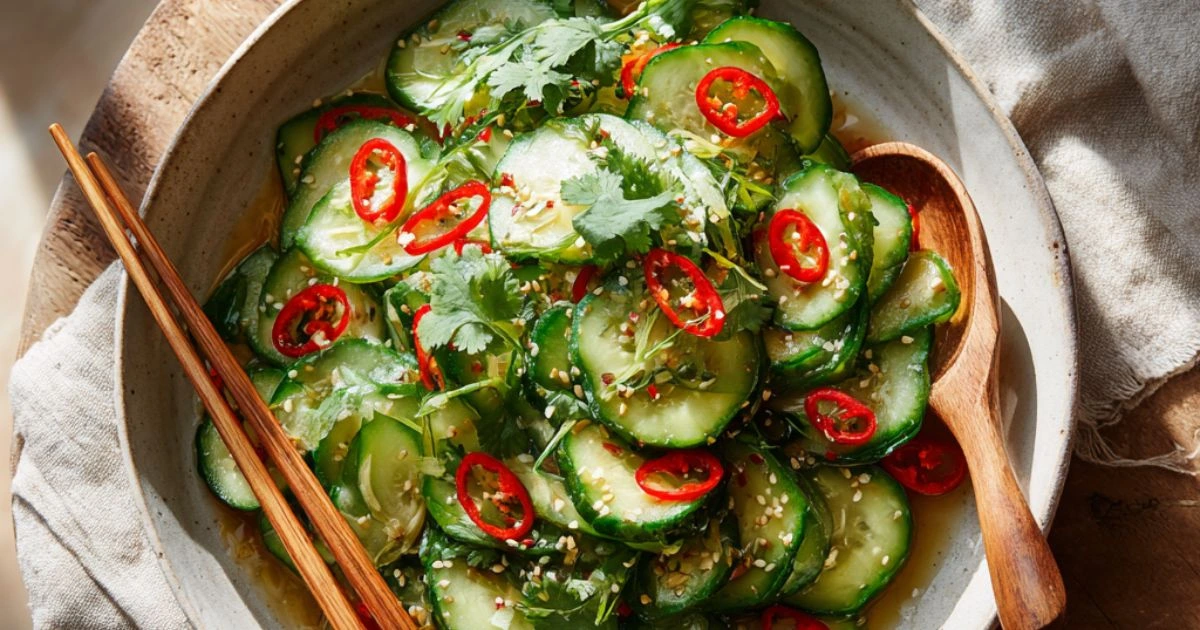 Refreshing Asian Cucumber Salad