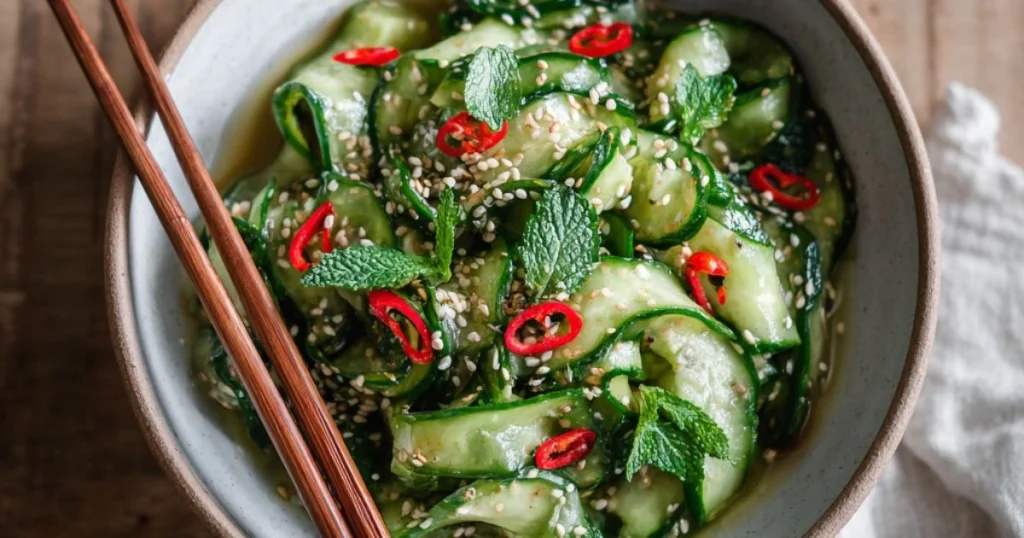 Refreshing Asian Cucumber Salad