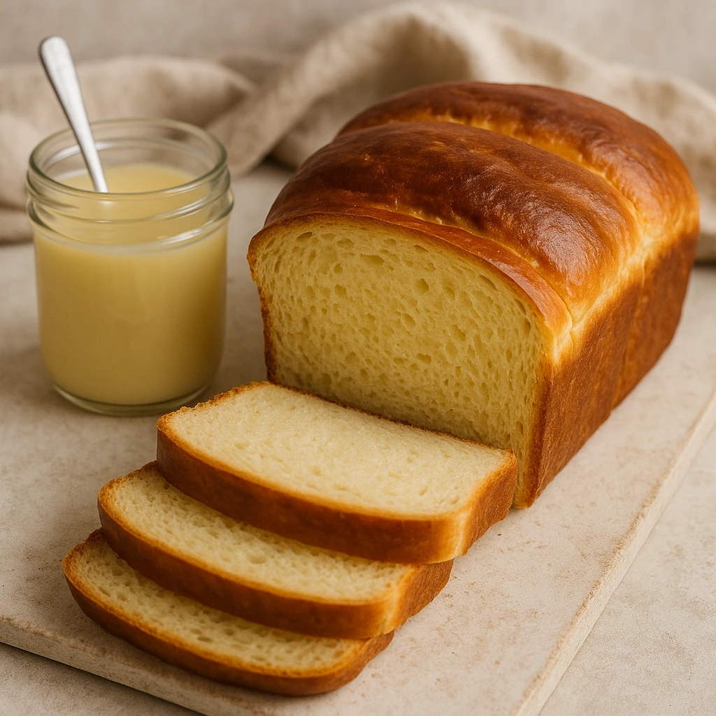 Sweet Condensed Milk Bread