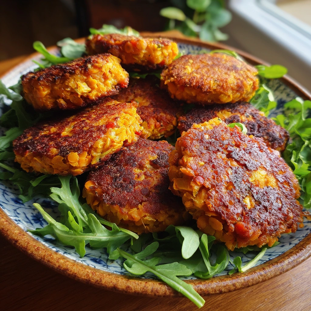 Sweet Potato & Red Lentil Patties
