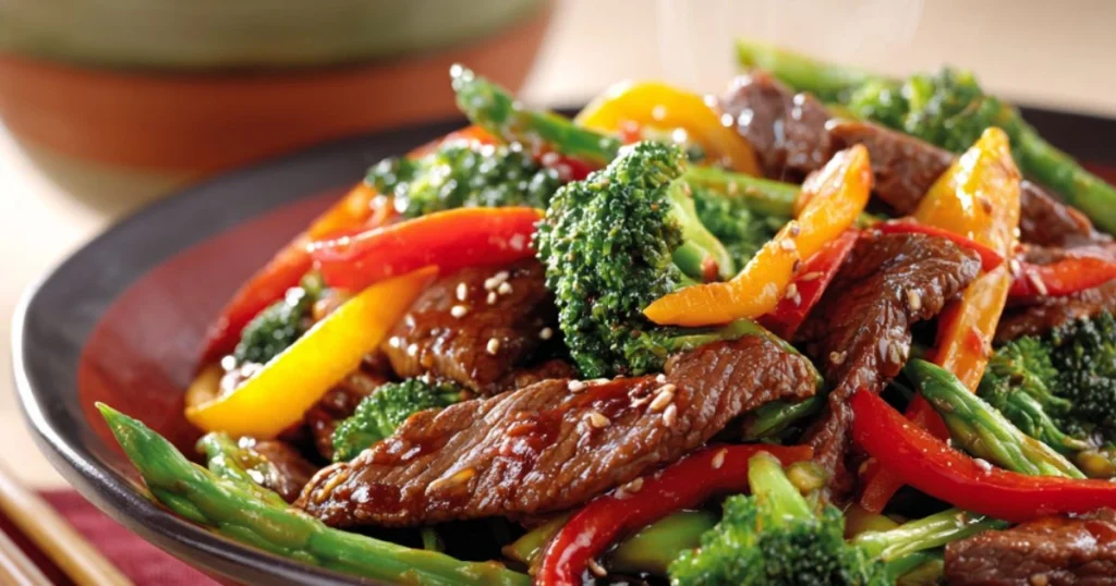 Tender Beef and Vegetable Stir Fry