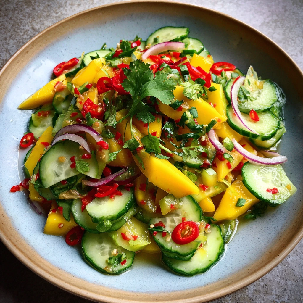 Thai Mango Cucumber Salad