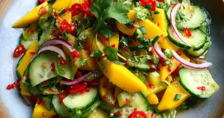 Thai Mango Cucumber Salad