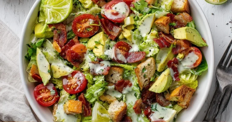 Zesty Lime BLT Avocado Salad
