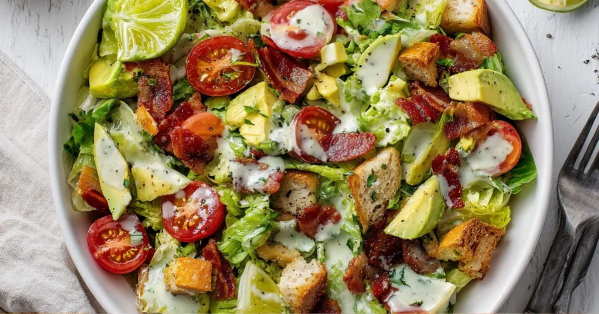 Zesty Lime BLT Avocado Salad