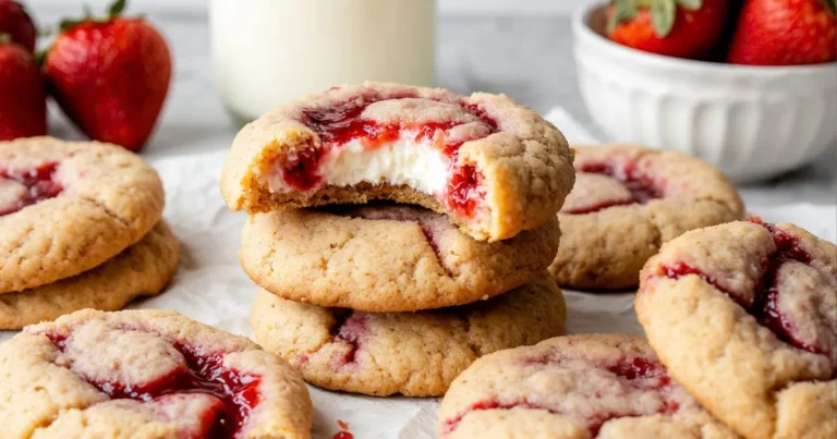 Strawberry Cheesecake Cookies