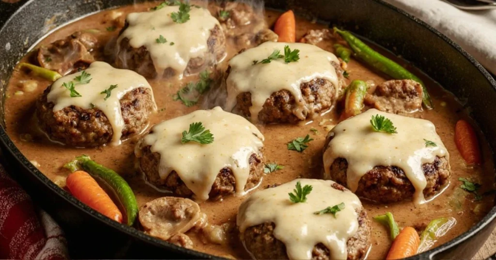 Amish Hamburger Steak Bake
