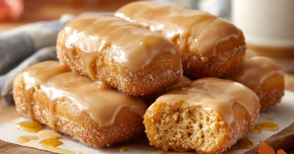 Baked Maple Donut Bars