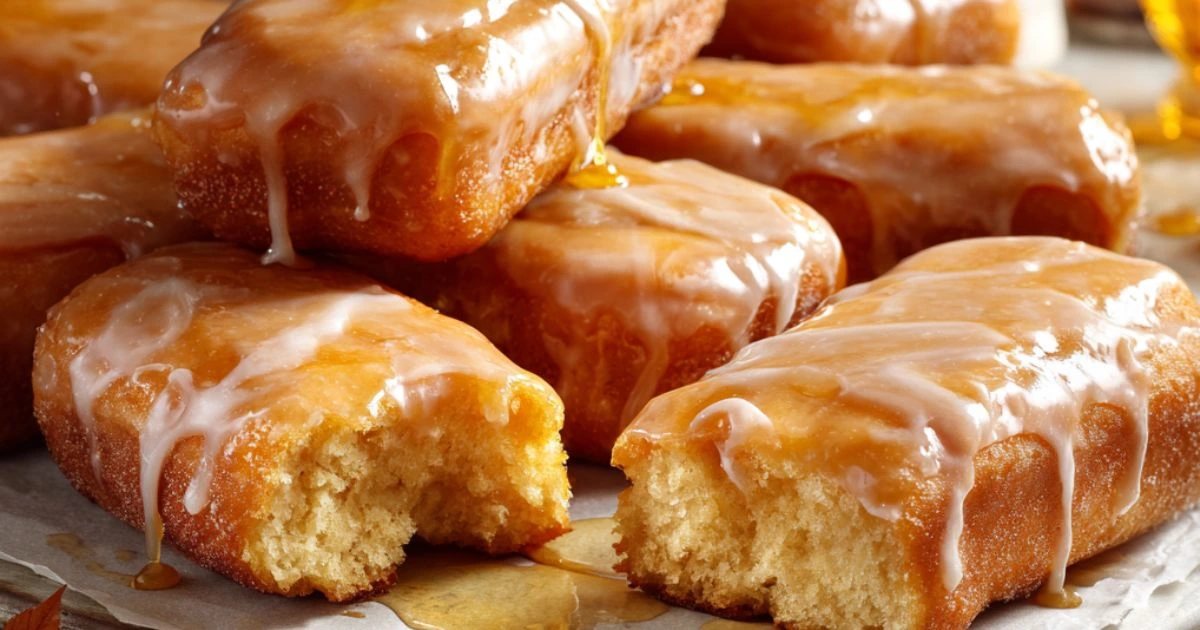 Baked Maple Donut Bars