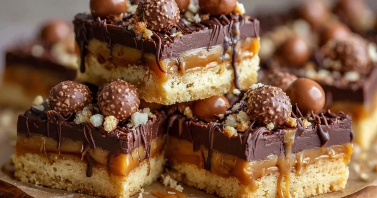 Caramel Malteser Slice