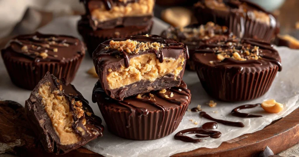 Chocolate Peanut Butter Crunch Cups