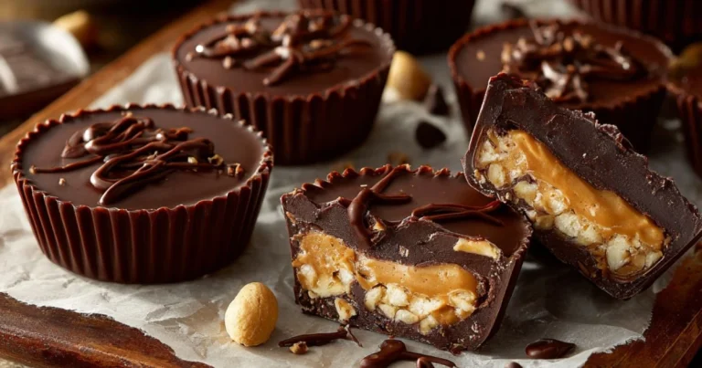 Chocolate Peanut Butter Crunch Cups