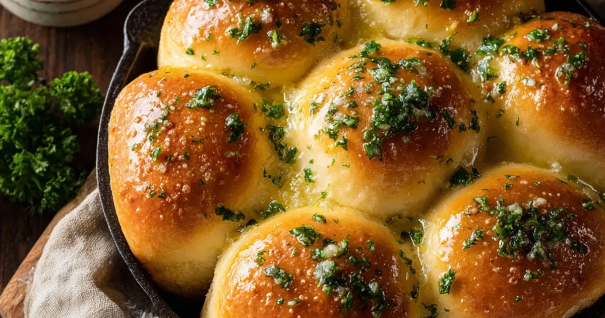 Garlic Butter Dinner Rolls