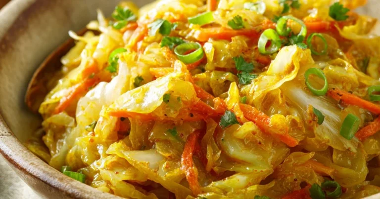 Easy Curry Cabbage Recipe