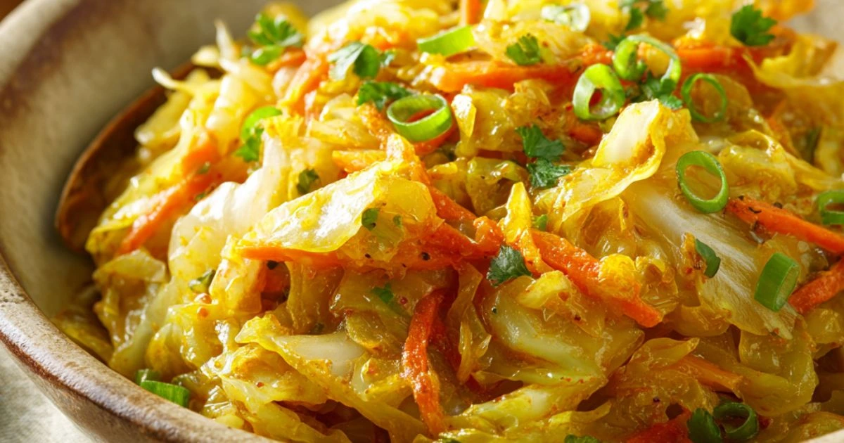 Easy Curry Cabbage Recipe