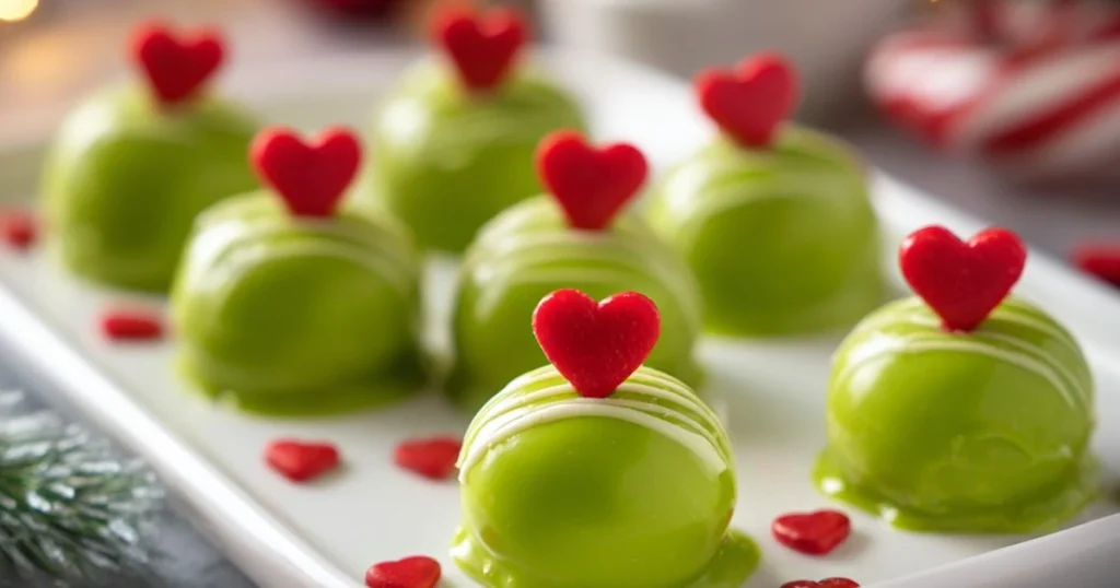 Grinch Oreo Balls