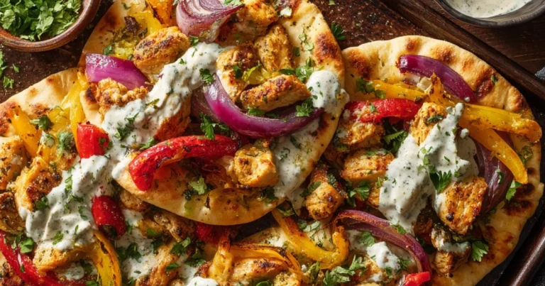Sheet Pan Chicken Pitas with Herby Ranch