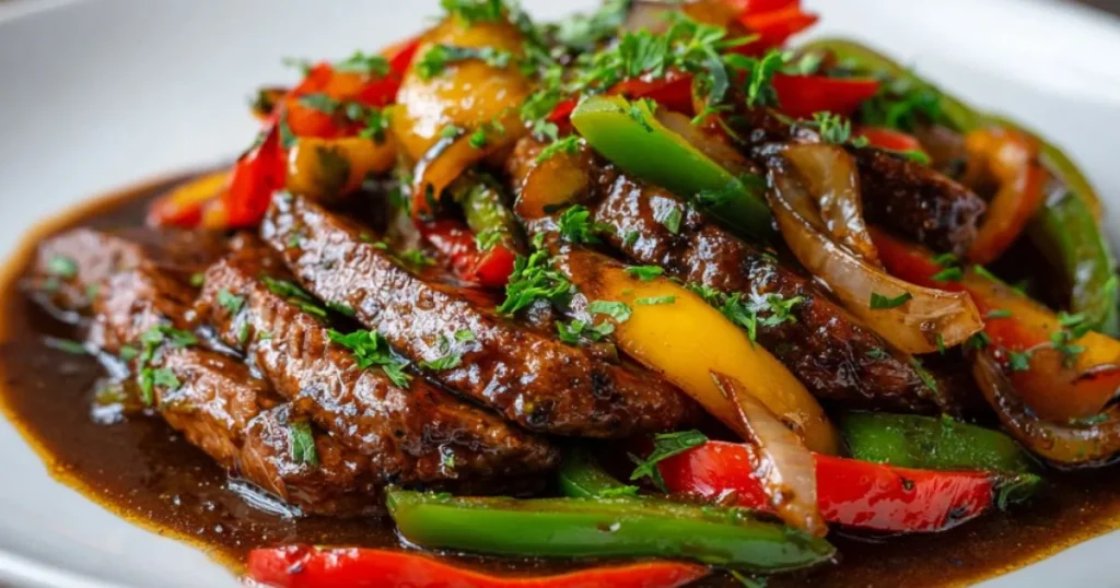 Vegan Pepper Steak