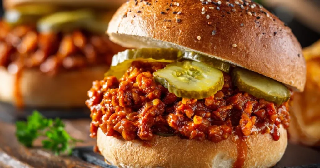 Vegan Sloppy Joe Sandwiches