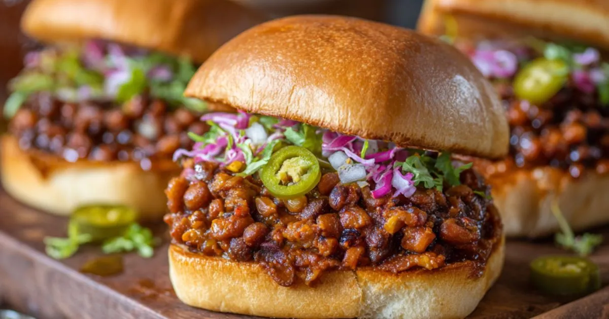 Vegan Sloppy Joe Sandwiches