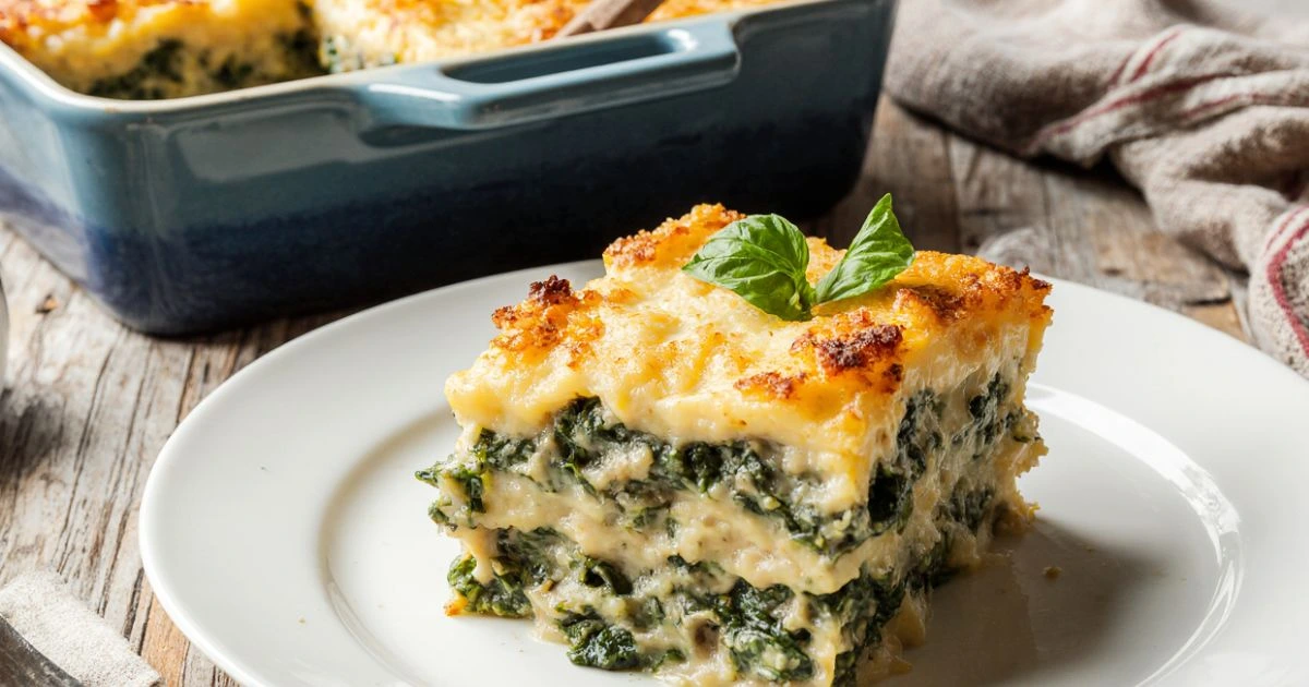 Vegan Spinach Lasagna