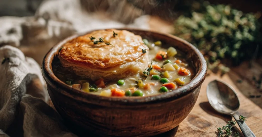 Veggie Pot Pie Soup